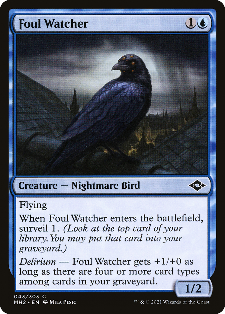 Foul Watcher (MH2-043) [Modern Horizons 2] MTG Single Modern Horizons 2