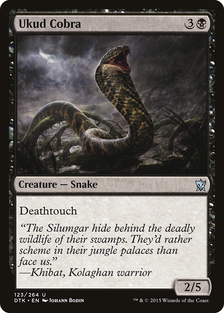 Ukud Cobra (DTK-123) [Dragons of Tarkir] MTG Single Wizards of the Coast