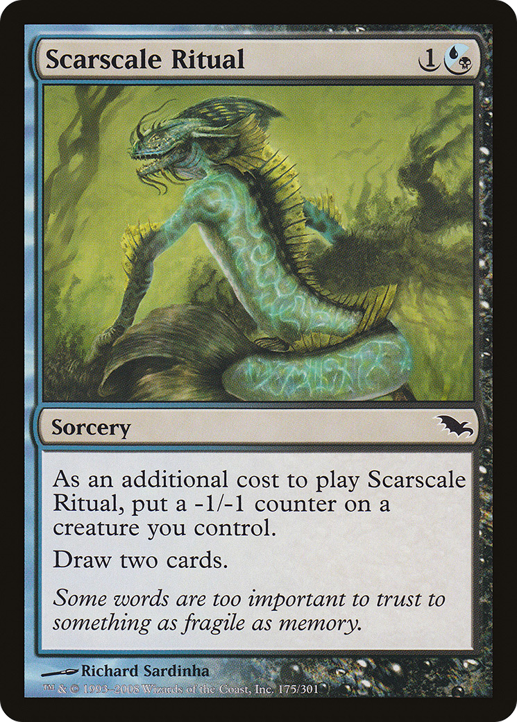 Scarscale Ritual (SHM-175) [Shadowmoor] Foil MTG Single Wizards of the Coast