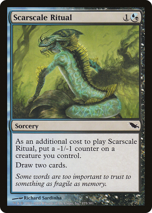 Scarscale Ritual (SHM-175) [Shadowmoor] Foil MTG Single Wizards of the Coast
