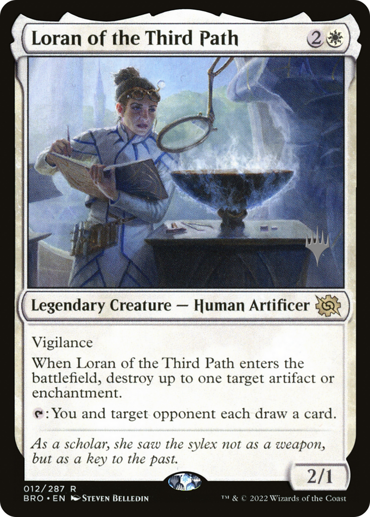 Loran of the Third Path (PPBRO-12P) [The Brothers' War Promos] MTG Single Wizards of the Coast