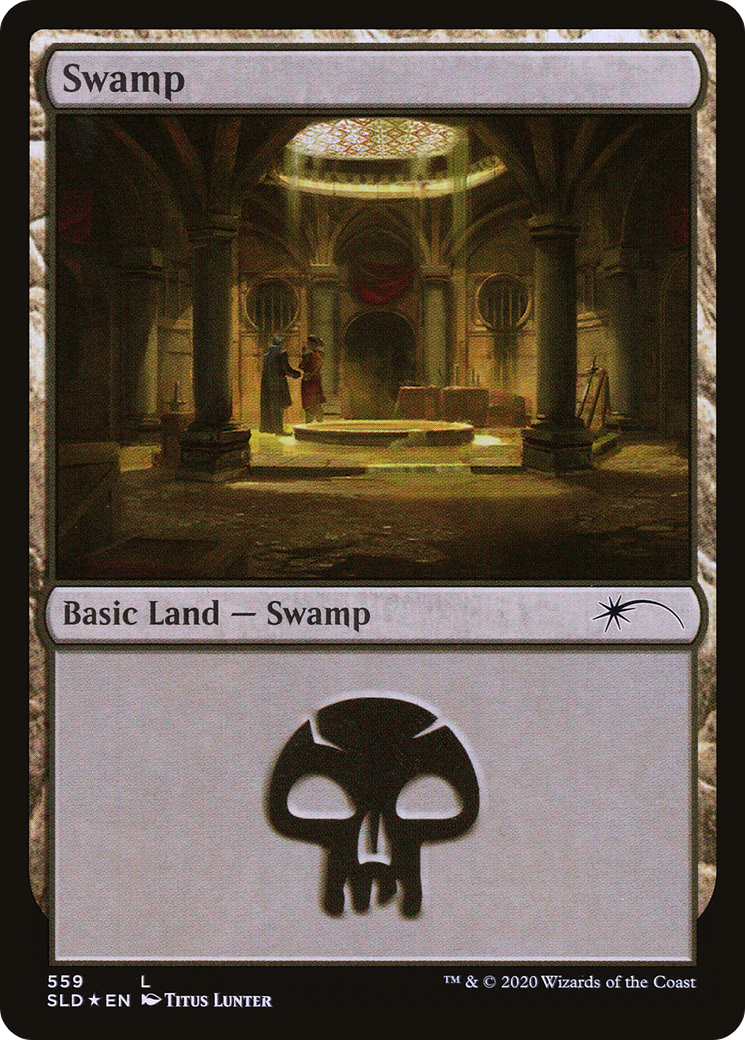 Swamp (SLD-559) [Secret Lair] Drop Foil MTG Single Wizards of the Coast