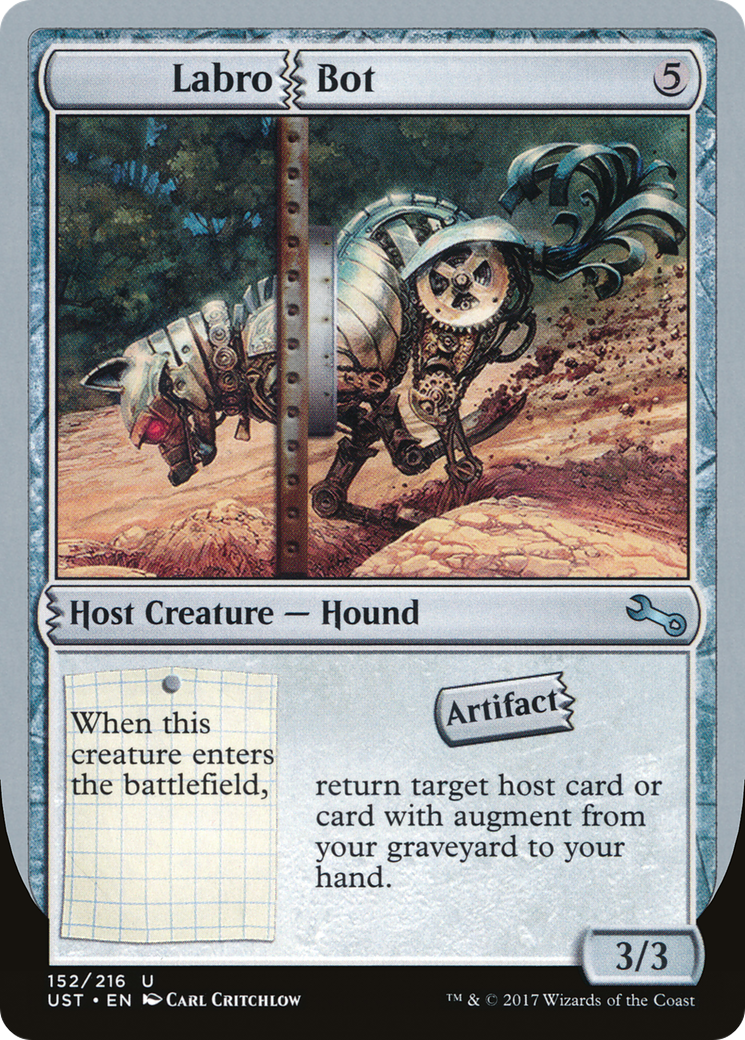 Labro Bot (UST-152) [Unstable] Foil MTG Single Wizards of the Coast