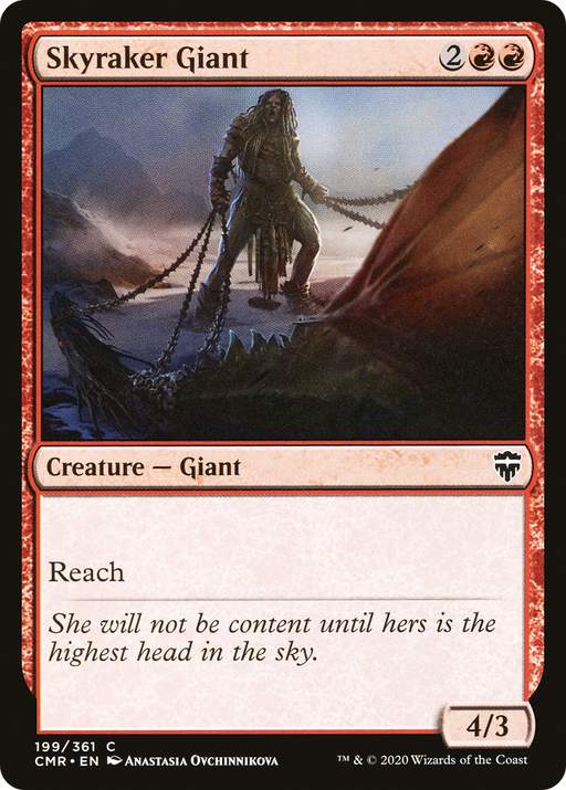 Skyraker Giant (CMR-199) [Commander Legends] Foil MTG Single Wizards of the Coast