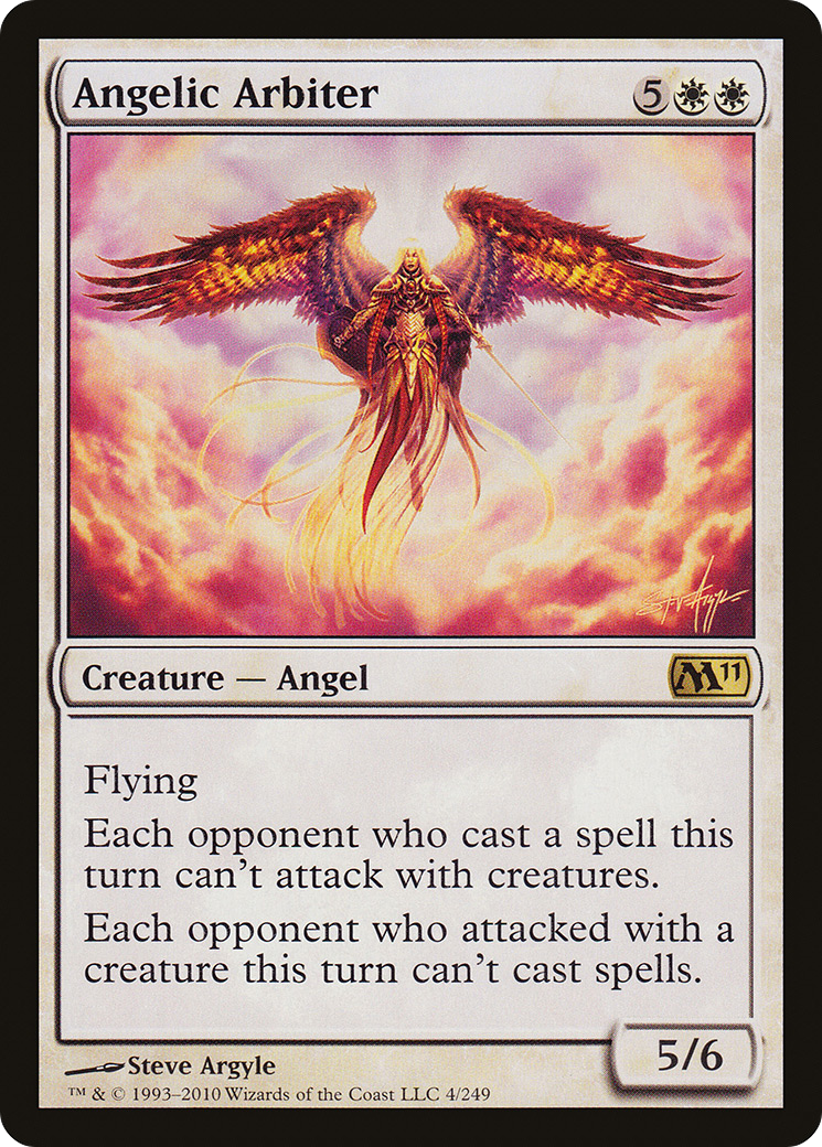 Angelic Arbiter (M11-004) [Magic 2011] Foil MTG Single Wizards of the Coast