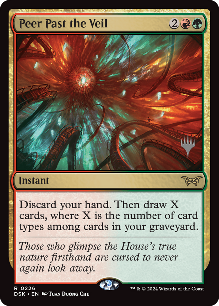 Peer Past the Veil (PPDSK-226) [Duskmourn: House of Horror Promos] Foil MTG Single Wizards of the Coast