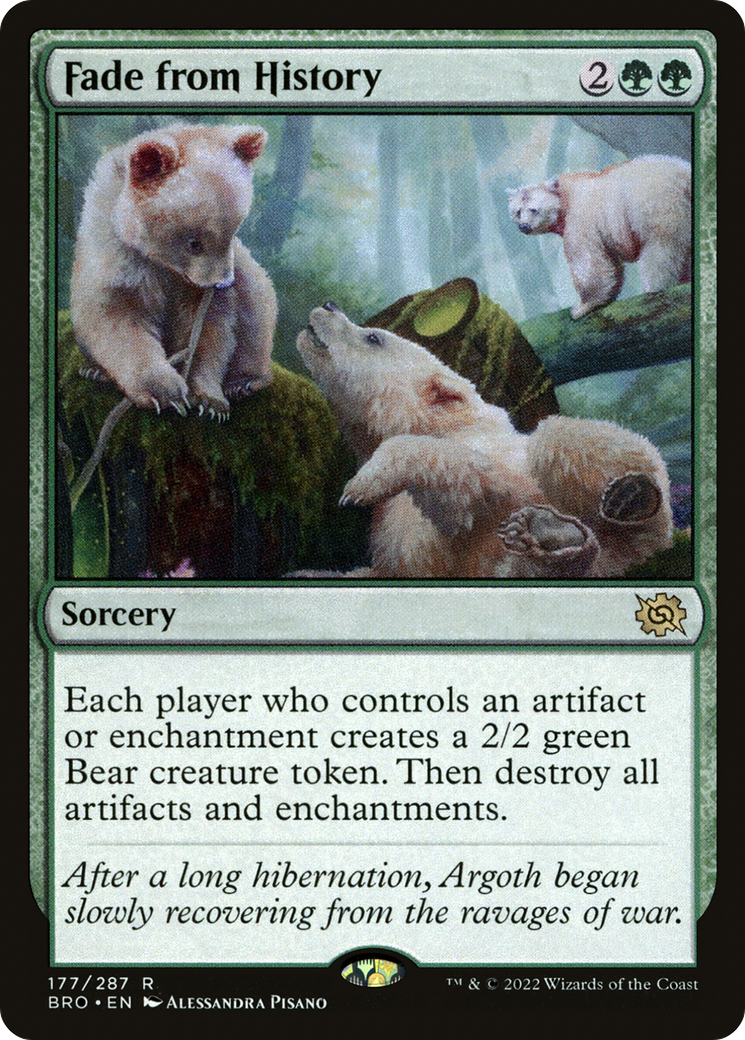 Fade from History (BRO-177) [The Brothers' War] MTG Single Wizards of the Coast