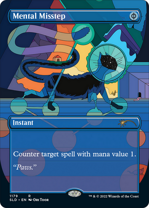 Mental Misstep (SLD-1179) [Secret Lair] Drop (Borderless) MTG Single Wizards of the Coast