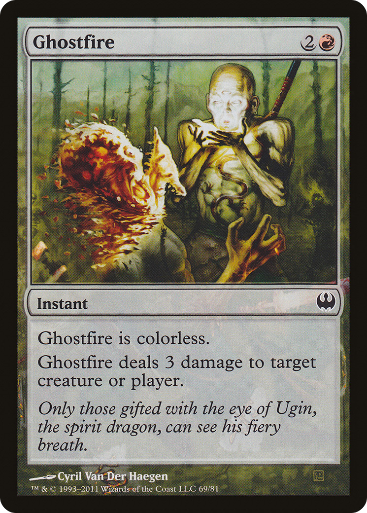 Ghostfire (DDG-069) [Misc] Duel Decks: Knights vs. Dragons MTG Single Wizards of the Coast