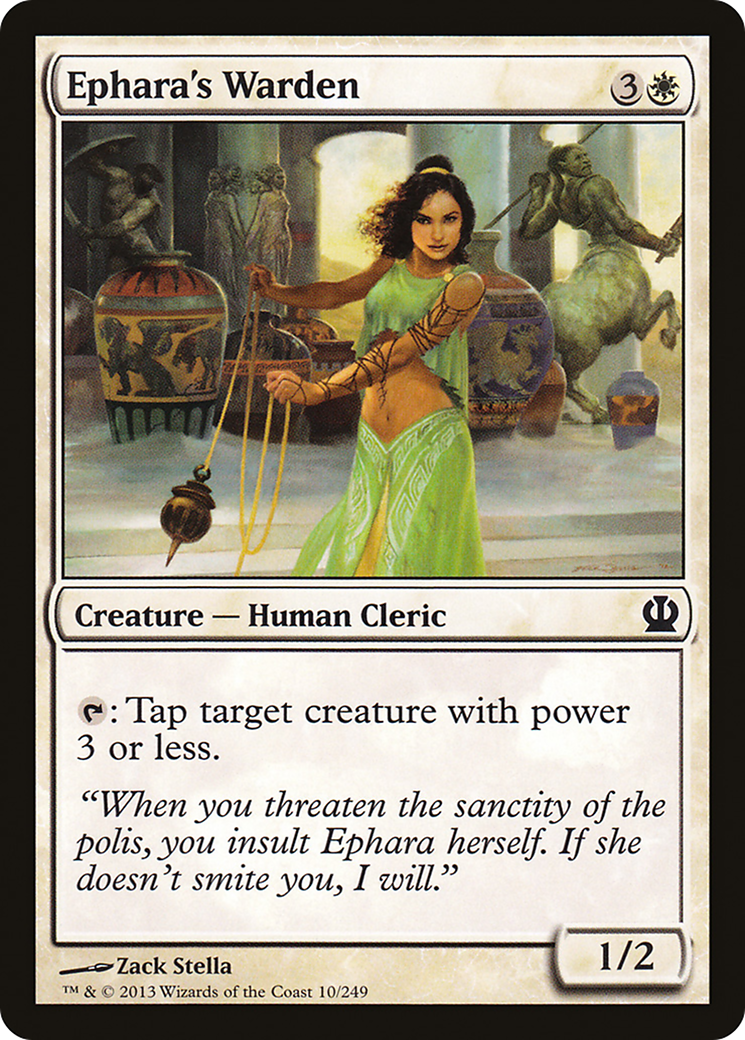 Ephara's Warden (THS-010) [Theros] Foil MTG Single Wizards of the Coast
