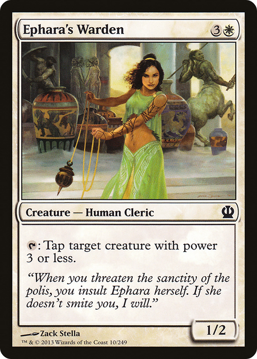 Ephara's Warden (THS-010) [Theros] Foil MTG Single Wizards of the Coast