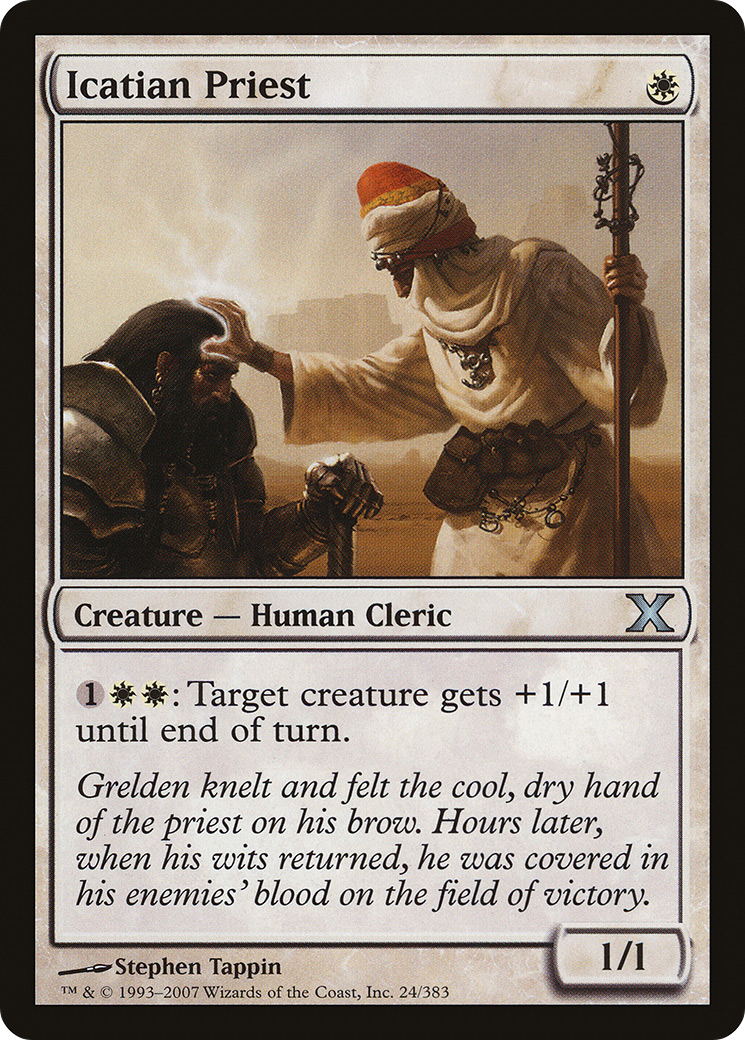 Icatian Priest (10E-024) [Tenth Edition] MTG Single Wizards of the Coast