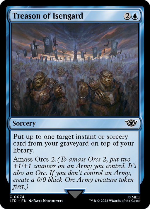 Treason of Isengard (LTR-074) [The Lord of the Rings: Tales of Middle-earth] MTG Single Wizards of the Coast