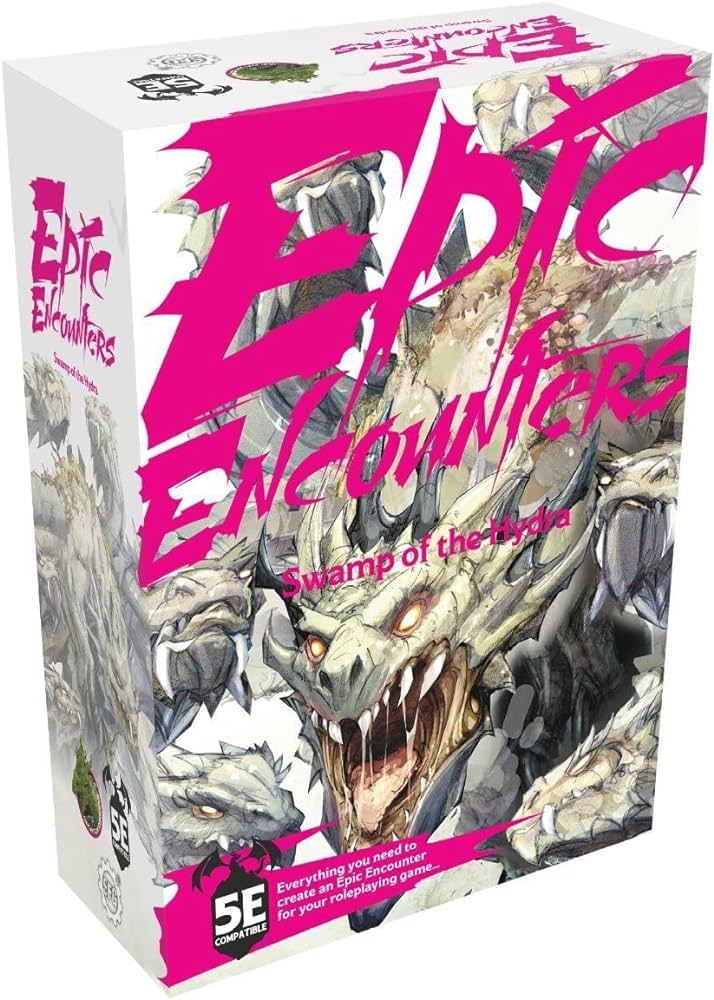 Epic Encounters: Swamp of the Hydra Tabletop RPGs Steamforge Games