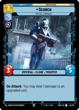 Scorch - Imperial Commando (64/272) [Homeworlds] Star Wars: Unlimited Single Disney