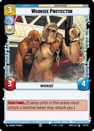 Wookiee Protector (75/272) [Homeworlds] Star Wars: Unlimited Single Disney