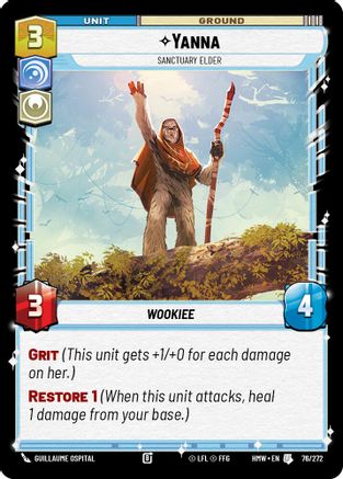 Yanna - Sanctuary Elder (76/272) [Homeworlds] Star Wars: Unlimited Single Disney