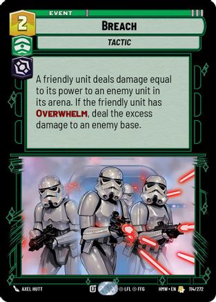 Breach (114/272) [Homeworlds] Star Wars: Unlimited Single Disney
