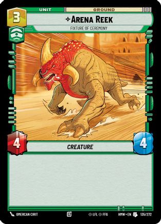 Arena Reek - Fixture of Ceremony (135/272) [Homeworlds] Star Wars: Unlimited Single Disney