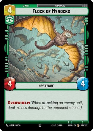 Flock of Mynocks (139/272) [Homeworlds] Star Wars: Unlimited Single Disney