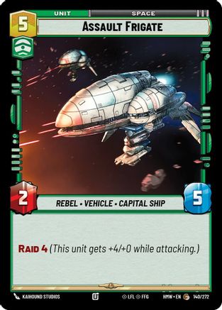Assault Frigate (140/272) [Homeworlds] Star Wars: Unlimited Single Disney
