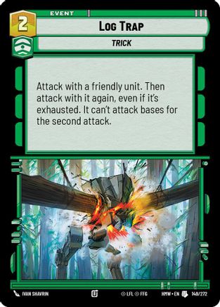 Log Trap (149/272) [Homeworlds] Star Wars: Unlimited Single Disney