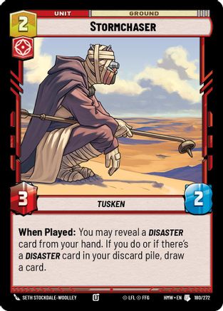 Stormchaser (180/272) [Homeworlds] Star Wars: Unlimited Single Disney