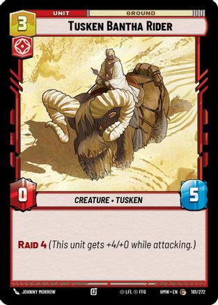 Tusken Bantha Rider (181/272) [Homeworlds] Star Wars: Unlimited Single Disney