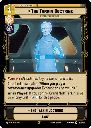 The Tarkin Doctrine - Protect and Punish (206/272) [Homeworlds] Star Wars: Unlimited Single Disney