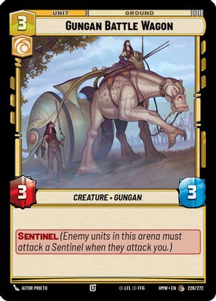 Gungan Battle Wagon (226/272) [Homeworlds] Star Wars: Unlimited Single Disney