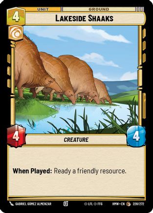 Lakeside Shaaks (228/272) [Homeworlds] Star Wars: Unlimited Single Disney
