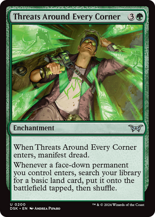 Threats Around Every Corner (DSK-200) [Duskmourn: House of Horror] MTG Single Wizards of the Coast