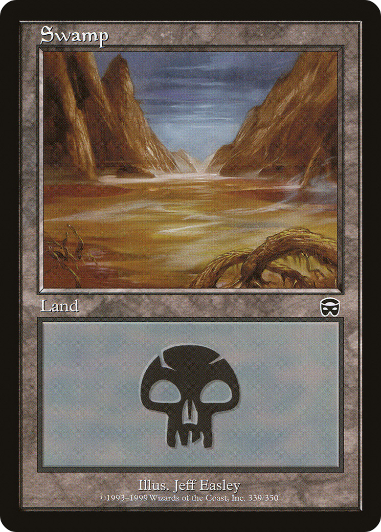 Swamp (MMQ-339) [Mercadian Masques] Foil MTG Single Wizards of the Coast