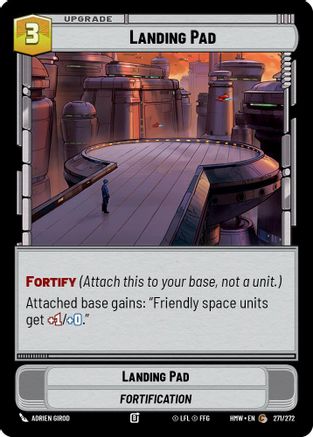 Landing Pad (271/272) [Homeworlds] Star Wars: Unlimited Single Disney