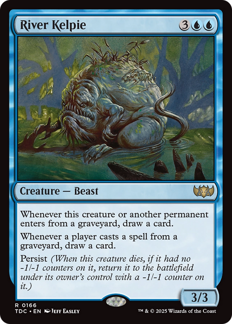 River Kelpie (TDC-166) [Commander: Tarkir: Dragonstorm] MTG Single Wizards of the Coast