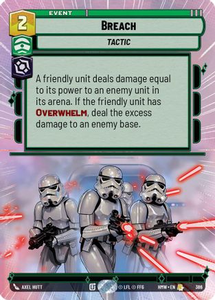 Breach (Hyperspace) (386) [Homeworlds] Star Wars: Unlimited Single Disney