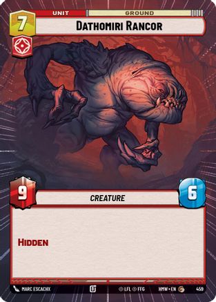 Dathomiri Rancor (Hyperspace) (459) [Homeworlds] Star Wars: Unlimited Single Disney