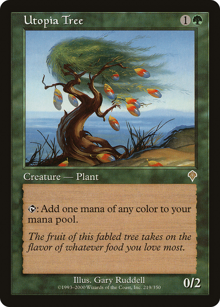 Utopia Tree (INV-219) [Invasion] Foil MTG Single Wizards of the Coast