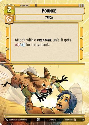 Pounce (Hyperspace) (511) [Homeworlds] Star Wars: Unlimited Single Disney