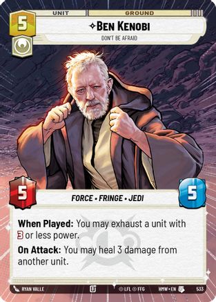 Ben Kenobi - Don't Be Afraid (Hyperspace) (533) [Homeworlds] Star Wars: Unlimited Single Disney