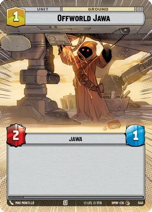 Offworld Jawa (Hyperspace) (540) [Homeworlds] Star Wars: Unlimited Single Disney