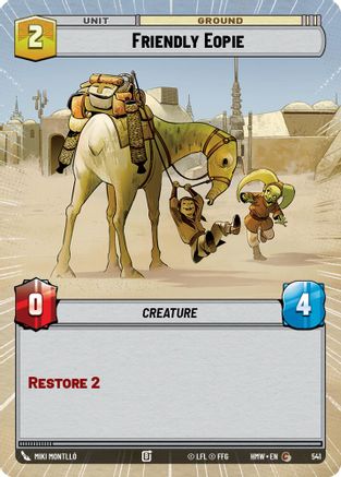 Friendly Eopie (Hyperspace) (541) [Homeworlds] Star Wars: Unlimited Single Disney