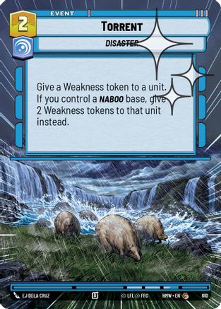 Torrent (Hyperspace Foil) (610) [Homeworlds] Foil Star Wars: Unlimited Single Disney