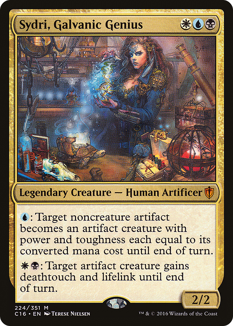 Sydri, Galvanic Genius (C16-224) [Commander 2016] MTG Single Wizards of the Coast