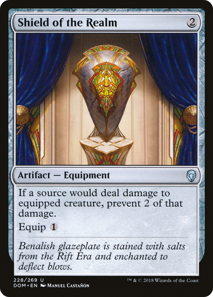 Shield of the Realm (DOM-228) [Dominaria] Foil MTG Single Wizards of the Coast