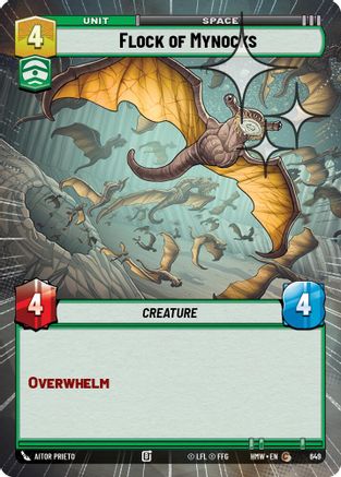 Flock of Mynocks (Hyperspace Foil) (649) [Homeworlds] Foil Star Wars: Unlimited Single Disney