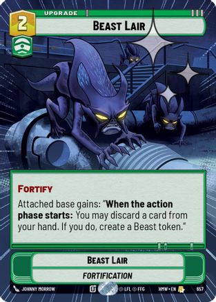 Beast Lair (Hyperspace Foil) (657) [Homeworlds] Foil Star Wars: Unlimited Single Disney