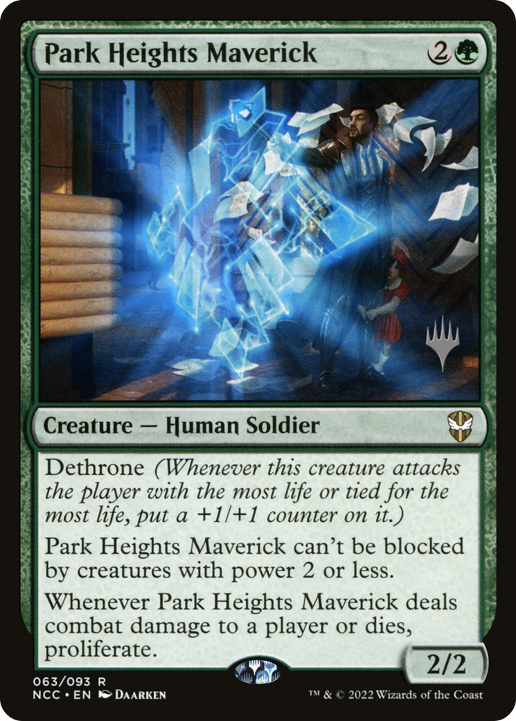 Park Heights Maverick (PPSNC-63P) [New Capenna Commander Promos] Foil MTG Single Wizards of the Coast