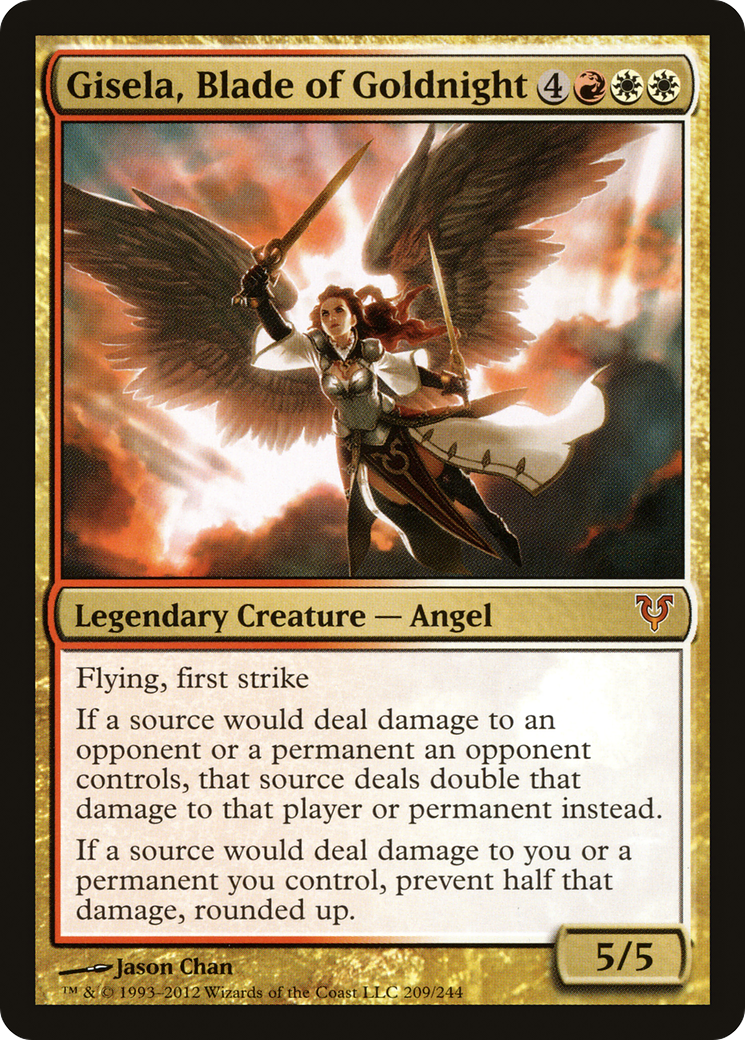 Gisela, Blade of Goldnight (AVR-209) [Avacyn Restored] MTG Single Wizards of the Coast