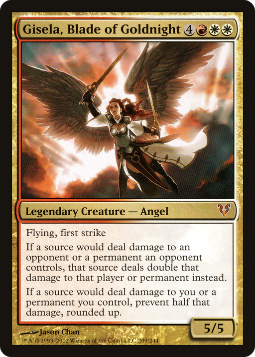 Gisela, Blade of Goldnight (AVR-209) [Avacyn Restored] MTG Single Wizards of the Coast
